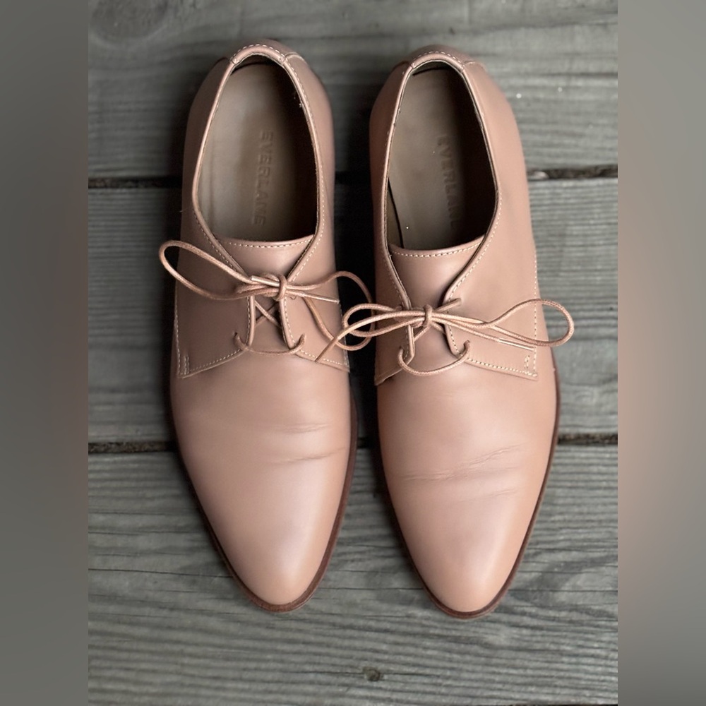 Everlane Women’s Pink Oxford Shoes